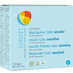 Detergent praf pentru rufe colorate sensitive ecologic 1.2kg Sonett
