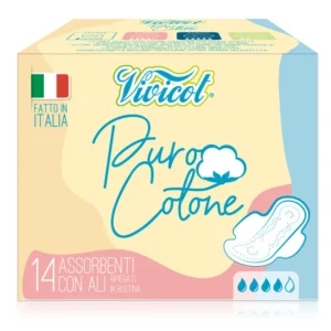 Absorbante de zi din bumbac hipoalergenic 4 picaturi 14buc Vivicot