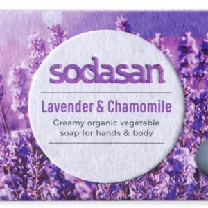 Sapun crema cu lavanda si musetel ecologic 100g Sodasan