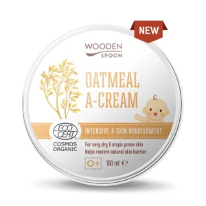 Crema calmanta cu ovaz coloidal pentru copii si bebelusi 100ml Wooden Spoon