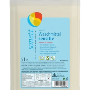 Detergent lichid pentru rufe sensitive ecologic 5l Sonett