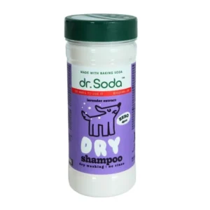 Sampon uscat pentru caini cu bicarbonat de sodiu si extract de lavanda, 350g, Dr.Soda