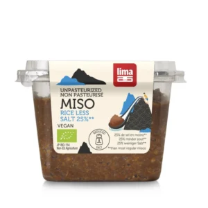 Pasta miso nepasteurizata cu continut redus de sare bio 300g Lima