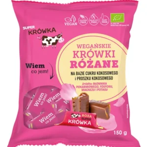 Caramele - aroma trandafir bio 150g Super Fudgio