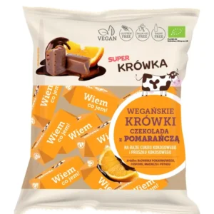 Caramele - aroma ciocolata cu portocale bio 150g Super Fudgio
