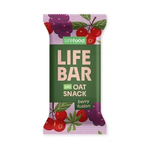 Baton de ovaz cu fructe de padure bio 40g Lifebar