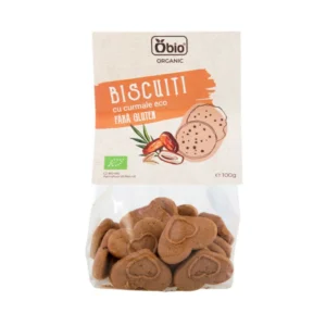 Biscuiti cu curmale bio 100g Obio