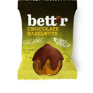 Alune de padure invelite in ciocolata bio 40g Bettr