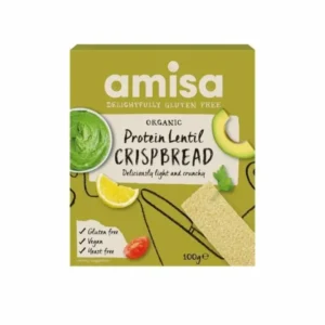 Crispbread proteic cu linte bio 100g Amisa