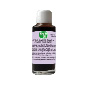 Extract de vanilie bourbon bio 15ml Nat-ali