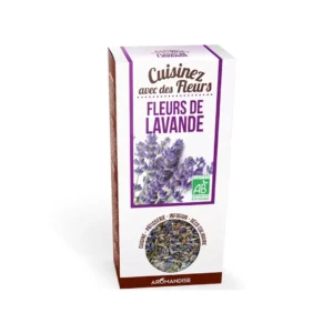 Flori de lavanda - uz culinar bio 40g Aromandise