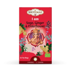 Ceai chakras - i am - salvie, ghimbir si soc bio 16dz x 2g 32g Shotimaa