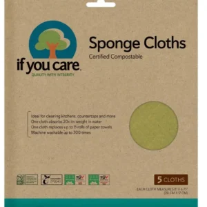 Lavete de uz universal reutilizabile compostabile 5buc If You Care