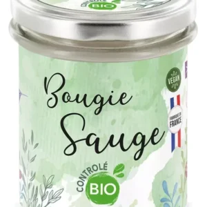 Lumanare parfumata salvie bio 150g Aromandise