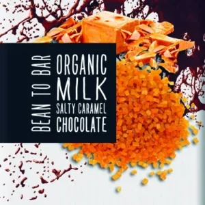 Ciocolata cu lapte si caramel sarat bio 100g Meybona