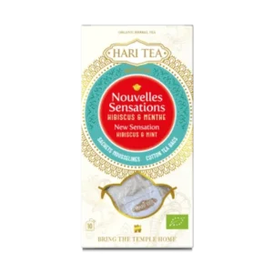 Ceai new sensation - hibiscus si menta bio 10dz x 2g 20g Hari Tea