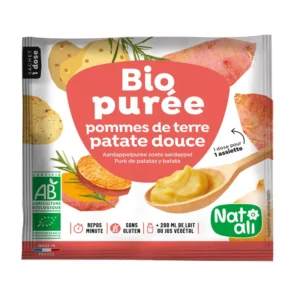 Piure instant de cartofi si cartofi dulci bio 30g Nat-ali