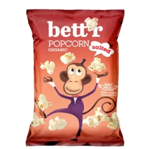 Popcorn cu sare bio 60g Bettr