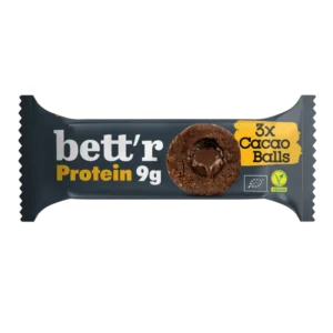 Bilute proteice cu umplutura de cacao bio 3 buc x 15g Bettr