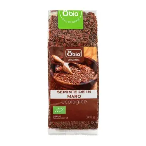 Seminte de in maro bio 200g Obio