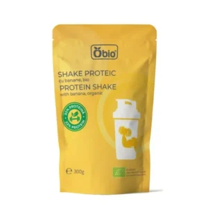Shake proteic cu banane bio 300g Obio