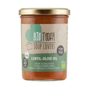 Supa crema de linte cu ulei de masline bio 400ml Bio Today