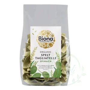 Tagliatelle din spelta cu spanac bio 250g Biona