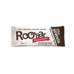 Baton proteic cu vanilie si ciocolata bio 60g  Roobar