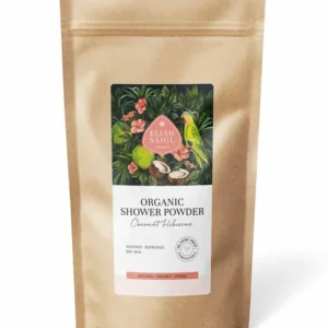 Gel de dus pudra cu cocos si hibiscus ecologic 250g - refill Eliah Sahil