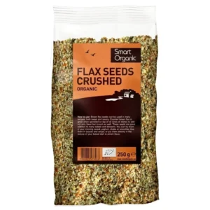 Seminte de in maro pisate bio 250g Smart Organic