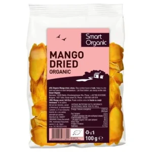 Mango uscat felii bio 100g Smart Organic