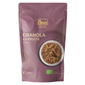 Granola cu fructe bio 200g Obio