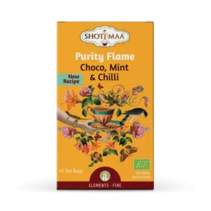 Ceai elements - purity flame - cacao, menta si chilli bio 16dz x 2g 32g Shotimaa