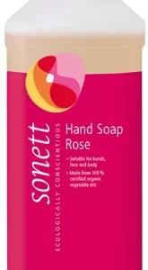 Sapun lichid pentru maini cu trandafir ecologic 1l Sonett